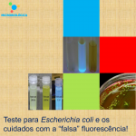 Teste para Escherichia coli e os cuidados com a “falsa” fluorescência!
